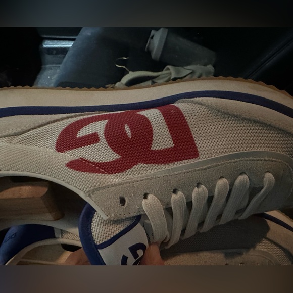 D & G Red and Blue Sneakers for Bold Style
